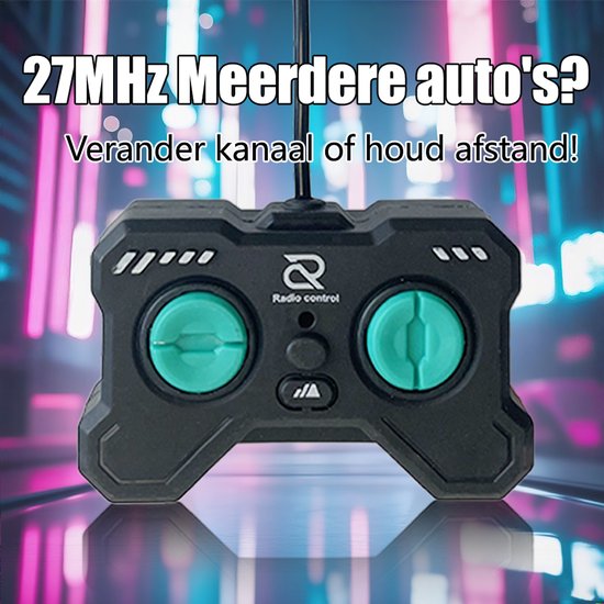 RC Racing Auto - Speelgoed Auto met 3D LED-Verlichting - 1:20 Simulatie - Draadloze Afstandsbediening - Hoge Snelheid - Binnen & Buiten Gebruik - Voor Kinderen - Rood