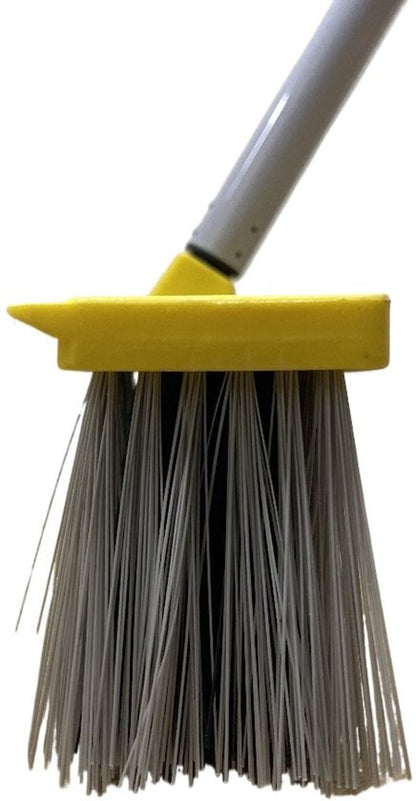Heavy Duty clean bezem - 134*45cm Brede bezem - Harde Haren voor Tuin, Terras & Oprit - Professionele Buiten bezem - Robuuste Tuinveger voor Zwaar Werk - Ideaal voor Bladeren, Zand, Modder & Sneeuw
