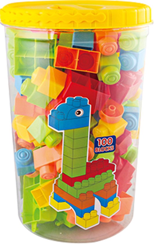 Bouwsets Kunststof-Montessori speelgoed- constructie speelgoed-100 pcs