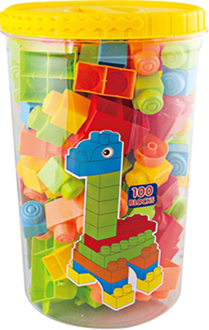 Bouwsets Kunststof-Montessori speelgoed- constructie speelgoed-100 pcs