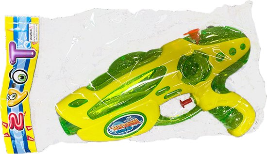 Waterpistool 23cm S - 4m Bereik - 500ml - Water Pistool- Watergeweer klein- Super Soaker - Waterspeelgoed - Buitenspeelgoed voor Kinderen & Volwassenen - 23*14*4cm - Geel