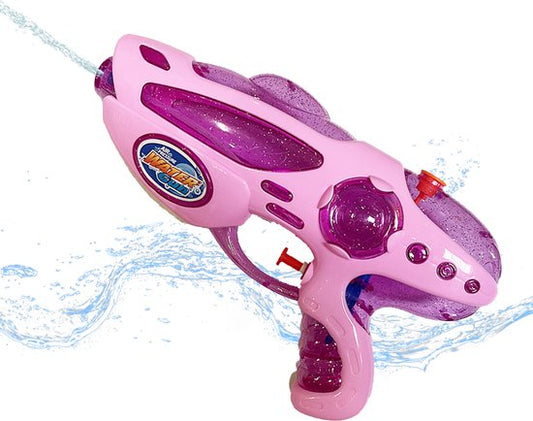 Waterpistool 23cm S - 4m Bereik - 500ml - Water Pistool- Watergeweer klein- Super Soaker - Waterspeelgoed - Buitenspeelgoed voor Kinderen & Volwassenen - 23*14*4cm - Roze