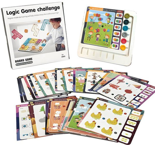 Reisspelletjes Kinderen 60 opdrachten - Breinbreker Bordspel- Educatief Speelgoed - Reisspellen - Logisch Denkspel & Reisspel - IQ Game - Cadeau voor Jongens en Meisjes - Vakantie Vliegtuig / Auto - Reizen - Denkspel voor 3, 4, 5, 6, 7, 8, 9+