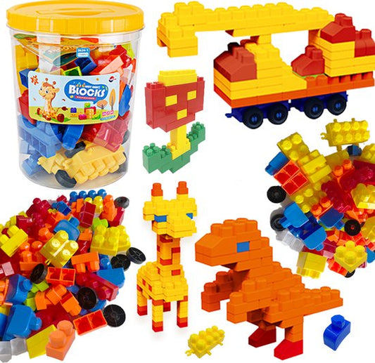Bouwsets Kunststof-Montessori speelgoed- constructie speelgoed-114 pcs