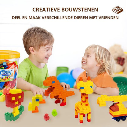 Bouwsets Kunststof-Montessori speelgoed- constructie speelgoed-114 pcs