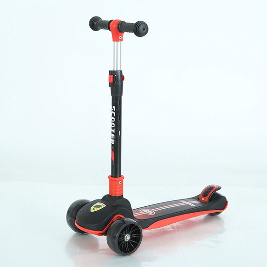 QGT Kinderstep - 3 LED wielen - Verstelbaar - Voor jongen en meisje - 2-9 jaar