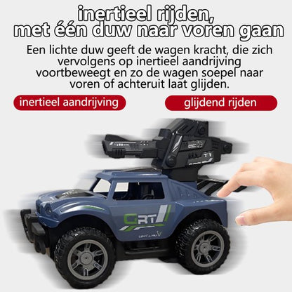 All-Terrain RC Monster Truck - Binnen & Buiten Speelgoedauto - Uitgerust met Waterpistool - Anti-Slip Banden - Voor Jongens & Meisjes - Blauw