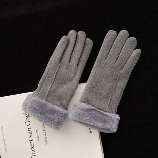 100% Cashmere Sjaal & Handschoenen Set - Winterset met Touchscreen Functie - In Chique Geschenkverpakking - Zacht Kasjmier - Verjaardag Cadeau voor Vrouwen - Grijs