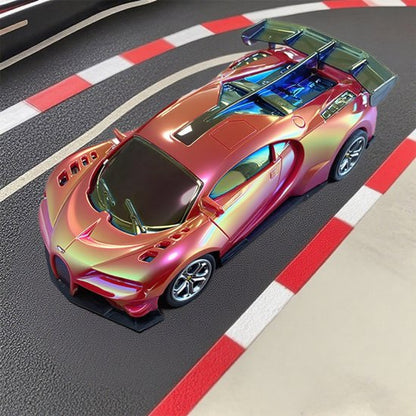 RC Racing Auto - Speelgoed Auto met 3D LED-Verlichting - 1:20 Simulatie - Draadloze Afstandsbediening - Hoge Snelheid - Binnen & Buiten Gebruik - Voor Kinderen - Rood
