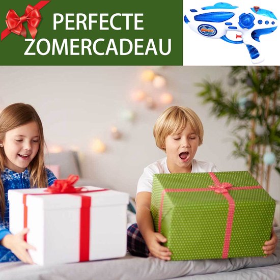 Waterpistool 23cm S - 4m Bereik - 500ml - Water Pistool- Watergeweer klein- Super Soaker - Waterspeelgoed - Buitenspeelgoed voor Kinderen & Volwassenen - 23*14*4cm - Blauw