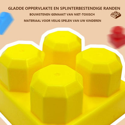 Bouwsets Kunststof-Montessori speelgoed- constructie speelgoed-114 pcs