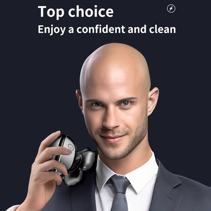 6-in-1 Scheerapparaat Mannen – Trimmer - Tondeuse - Gezicht en Hoofd Scheerapparaat - Schedel Scheerapparaat -Hoofd Kaal Scheren - Nat&Droog - Elektrisch - 10×Opzetstukken