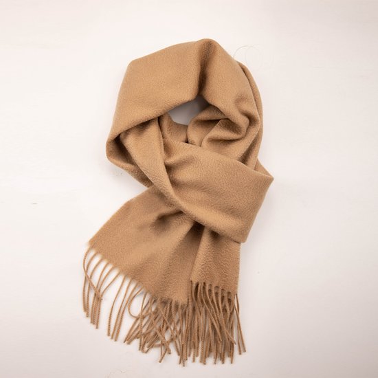 100% Cashmere Sjaal Dames - Zachte Kasjmier Wintersjaal in Chique Geschenkverpakking - Premium Kwaliteit met Waterrimpel Glans - Warm & Stijlvol - Verjaardag Cadeau voor Vrouwen - Melkwit