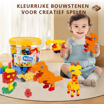 Bouwsets Kunststof-Montessori speelgoed- constructie speelgoed-114 pcs
