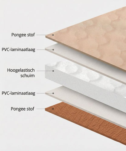 Zelfopblazende Slaapmat - 192x66 cm Extra Breed - 5 cm Dikte - Incl. Stofvrije Hoes - Comfortabe - Opvouwbaar Kamperen - Logeermatras - 1-Persoons - Kaki