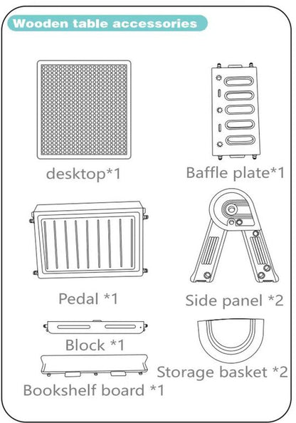 Kindertafel Met 1 Stoel + 2 Bakjes + 209 Grote Bouwstenen- 2-in-1 Bouwtafel & Leertafel - Speeltafel Geschikt voor Lego® & Duplo® blokken - Blokken Tafel Kinderen - Legotafel- zandtafel - watertafel - Ideaal Cadeau voor Verjaardagen, Wit